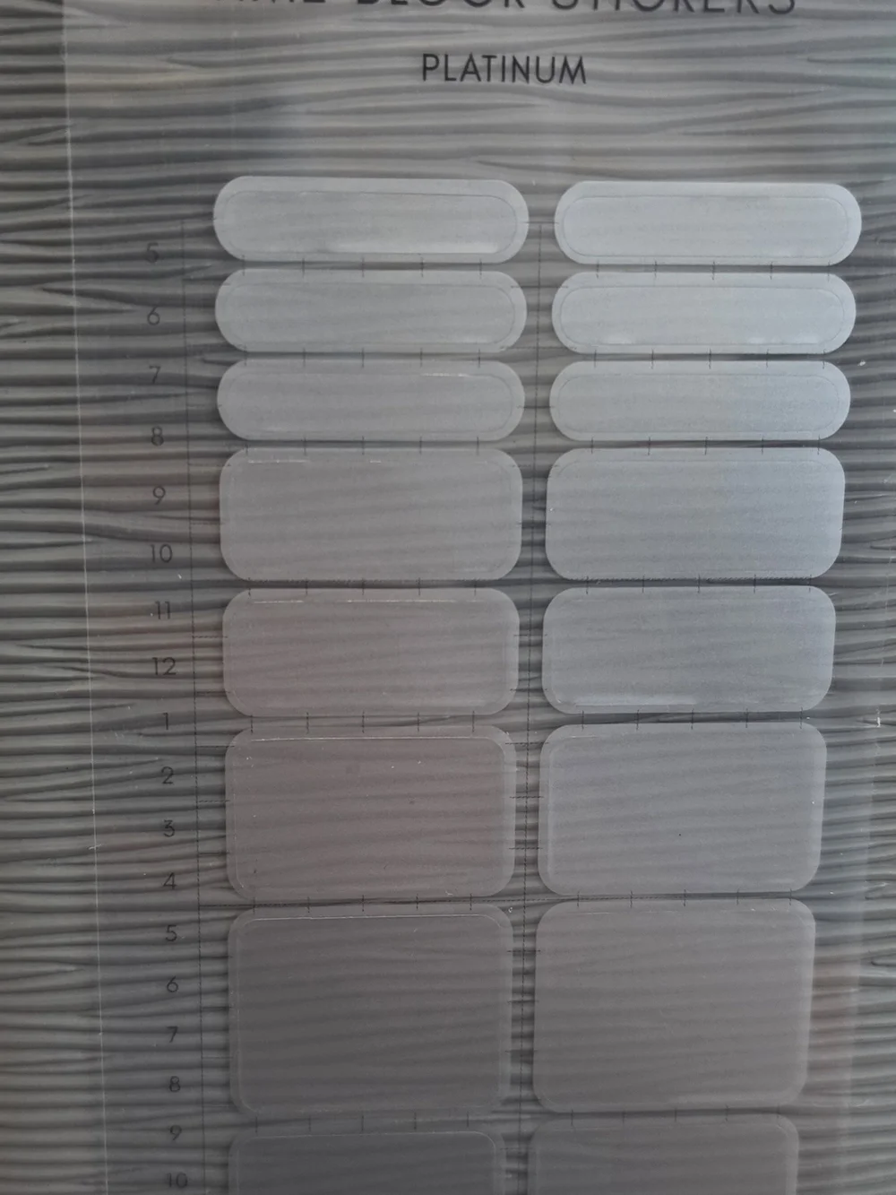 Cloth & PAPER- Time Block Stickers- Transparent